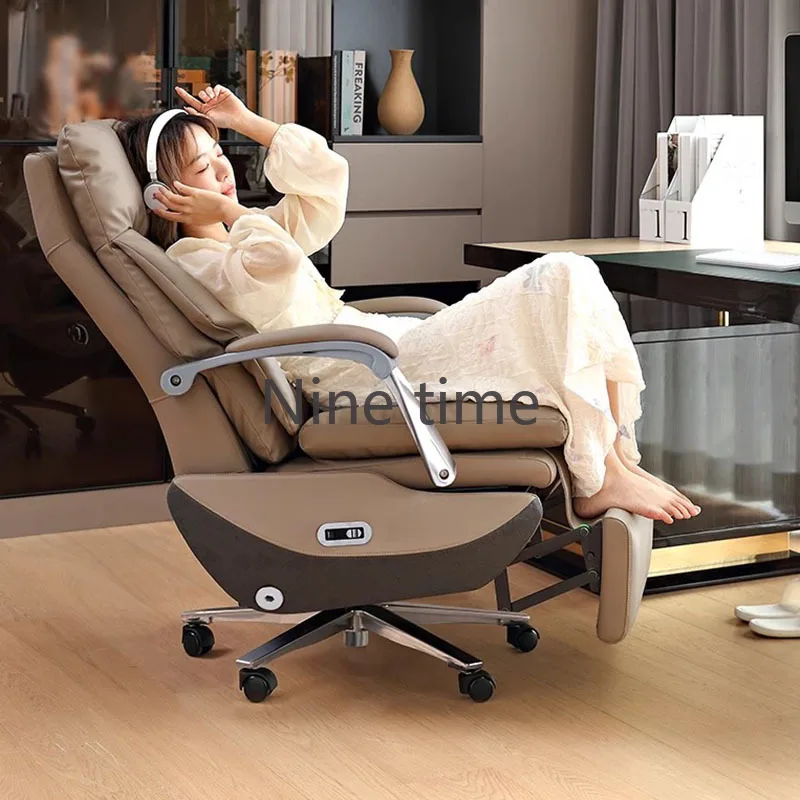 Vanity Armchair Office Chairs Leather Recliner Massage Cushion Computer Chair Modern Autofull Sillas De Espera School Furniture