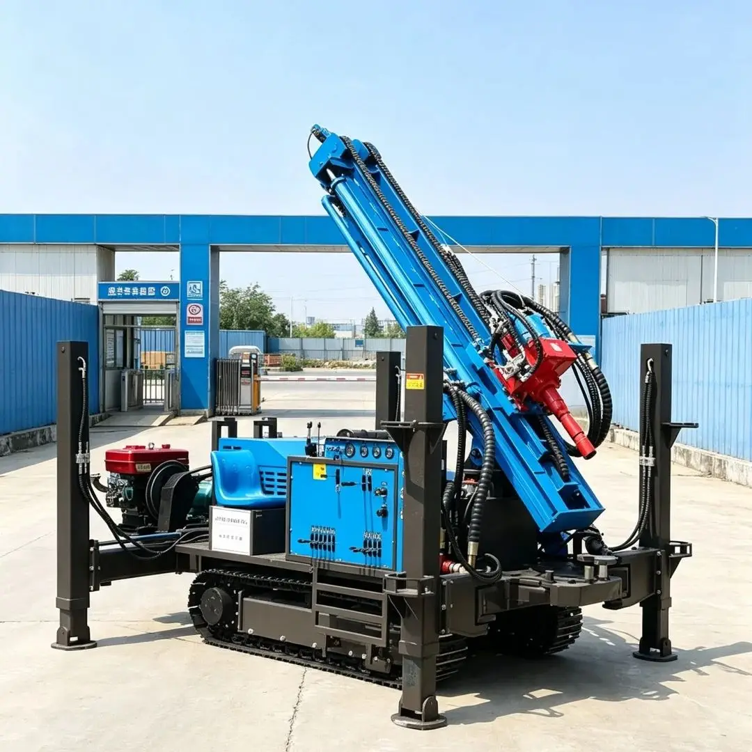 Customized Pneumatic Water Well Drilling Rig, Field‑operation Drilling Equipment for Fast Hole‑opening in Rock Layers