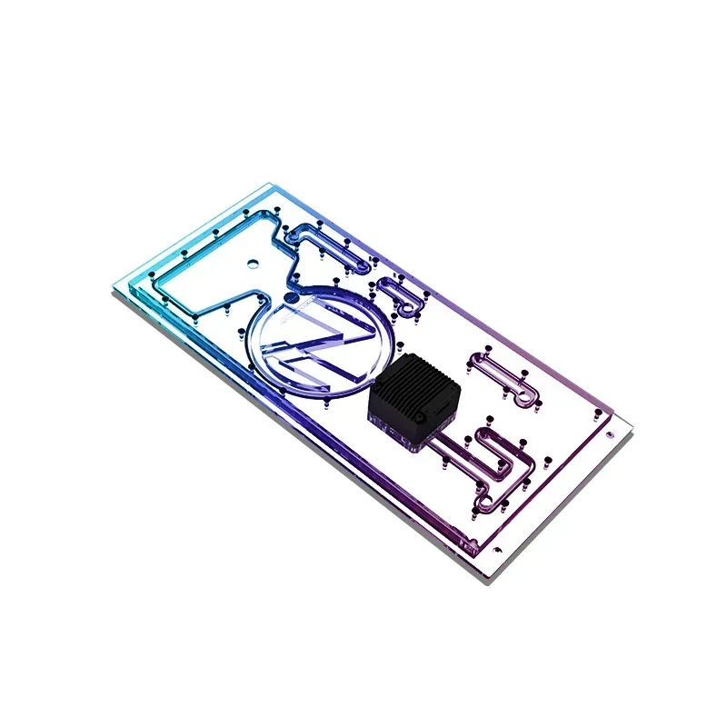 Bykski RGV-LAN-O11EVOXL-LI-P Case Distro Plate For Lian Li O11 EVO XL Waterway Board, 5V ARGB AURA SYNC