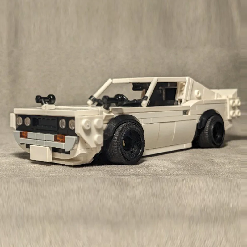 Modèle d'hypercar de vitesse MOC, briques de construction Kenmeri Skyline GTR, voiture de Modification, technologie modulaire, cadeau à assembler, costume de jouet pour enfants