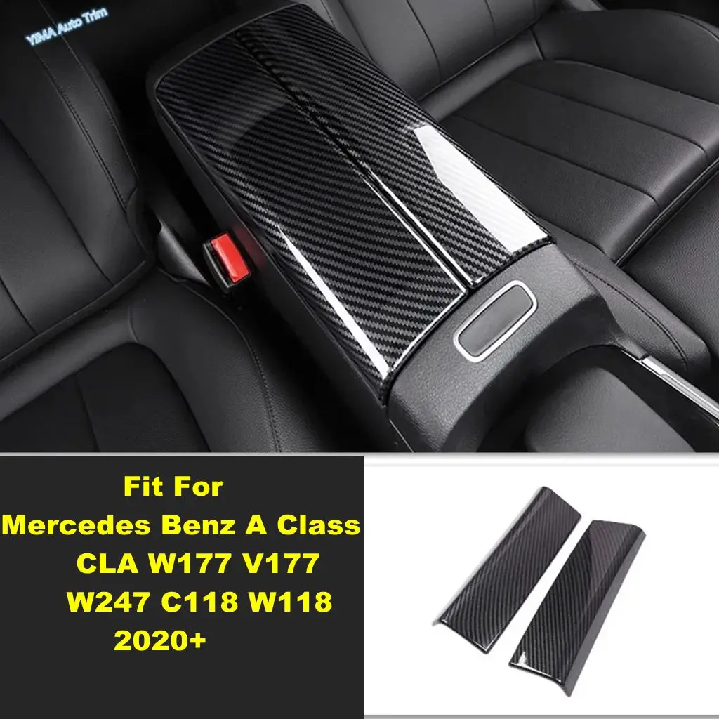 

Auto Armrest Box Switch Decor Sticker Button Patch Cover Trim For Mercedes Benz A Class CLA W177 V177 W247 C118 W118 2020 - 2024