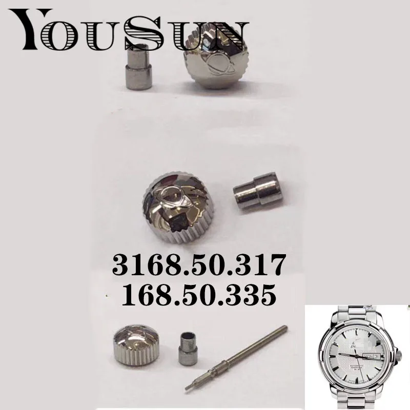 

For ENICAR 3168.50.317 168.50.335 Watch Head Crown Handle Accessories