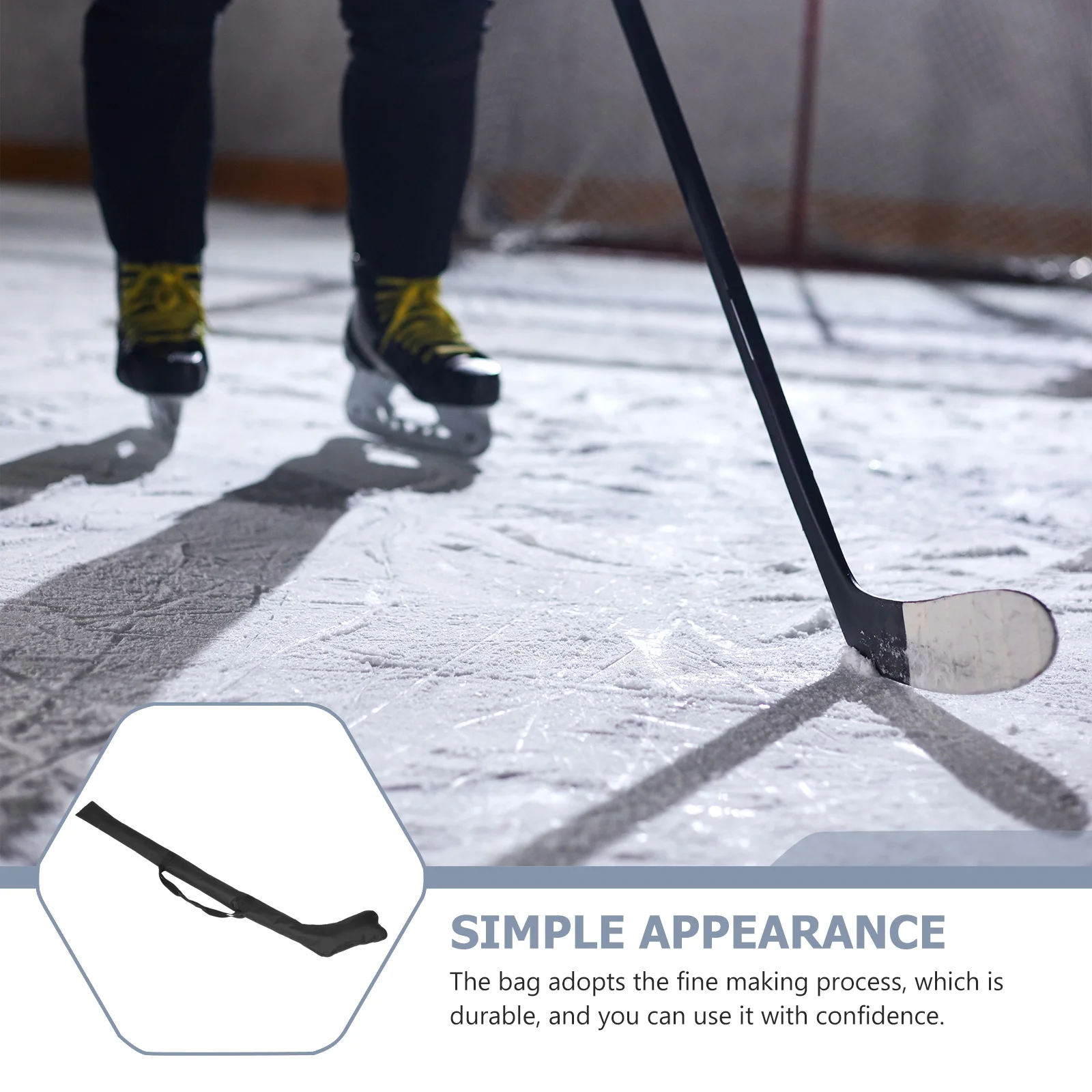 Ice Hockey Club Bag Fine Making Process Long-Lasting Usage Gift for Ice Hockey Lovers Stick Travel Bag Stick Storage Pouch