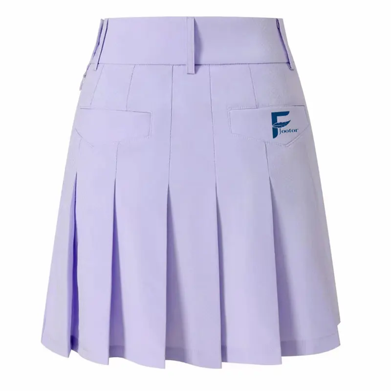 Summer Women Golf Clothing Fashion Sports Golf Skirt FJootor Outdoor High Quality Elegant Pleated Short Lady Skirt Golf Apparel