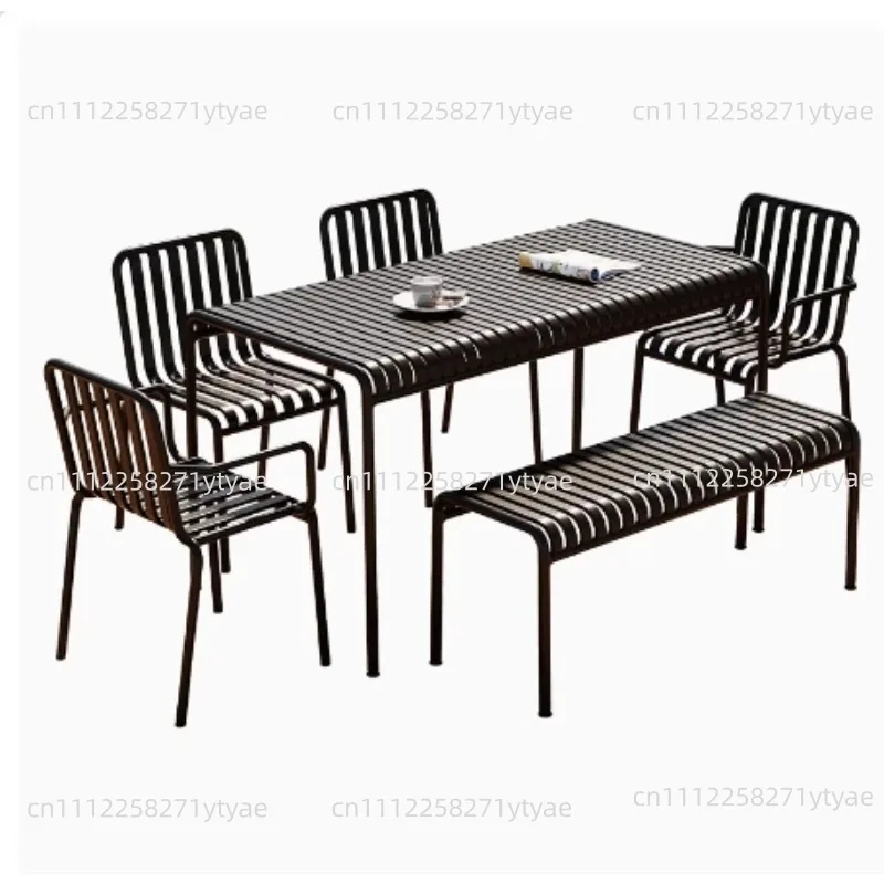 Iron Dining Chairs Restaurants Leisure Stools Backrests Chairs