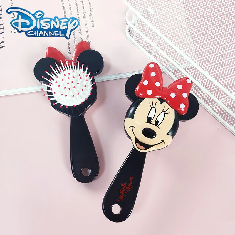 Minnie Mouse Air Cushion Combs Kawaii Cartoon Figures Spot Bowknot Massage Haircare Hairdressing Tool Hair Brush Girl Women Gift