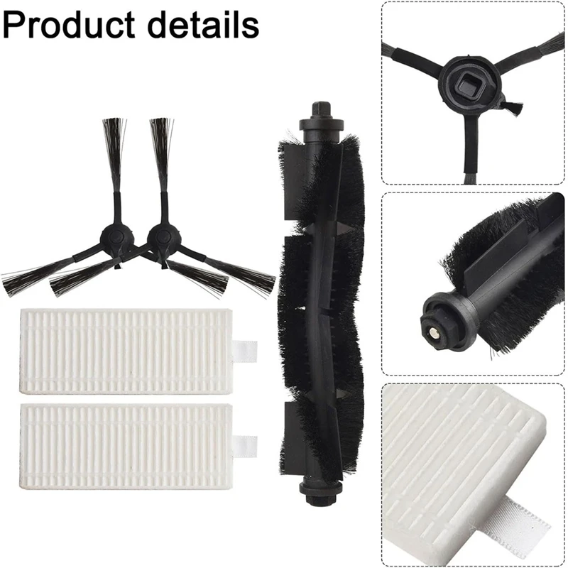 B30B Replacement Parts Kit for Tapo RV30 Max Plus RV20 Max Vacuum Cleaner Roller Brush Side Brush Filter