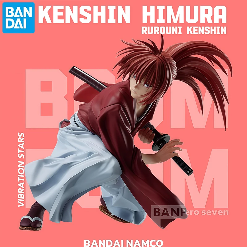 

Genuine BANDAI NAMCO BANPRESTO Rurouni Kenshin VIBRATION STARS Kenshin Himura PVC Figure in stock Collector Figurine Toys gift