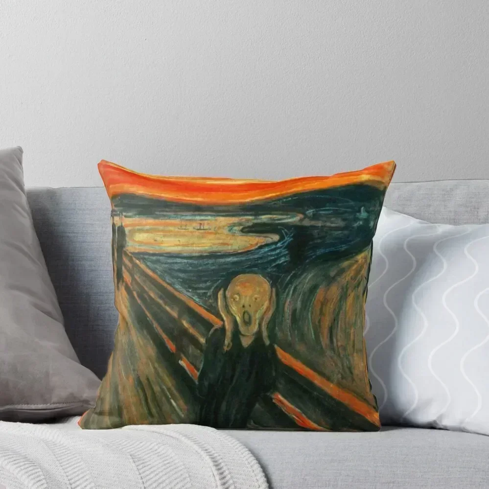 

The Scream' by Edvard Munch An Icon of Modern Art and Halloween Throw Pillow Ornamental Pillow christmas decorations 2025 pillow