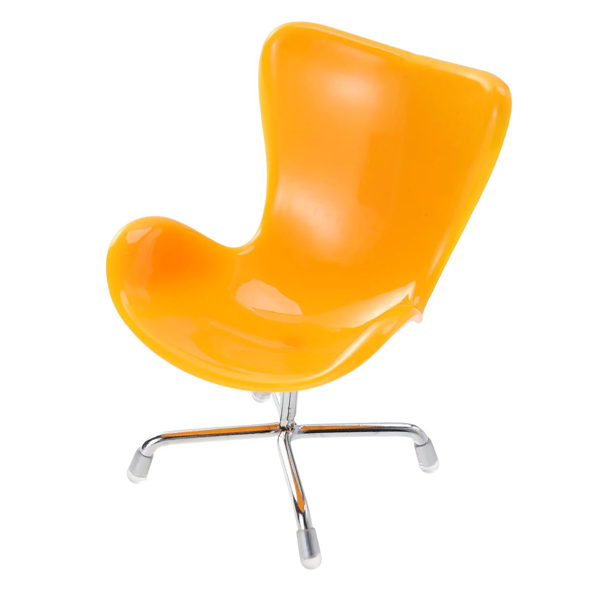 Bonito ouriço decoração brinquedo pequenos animais resto ponto mini cadeira móveis amarelo