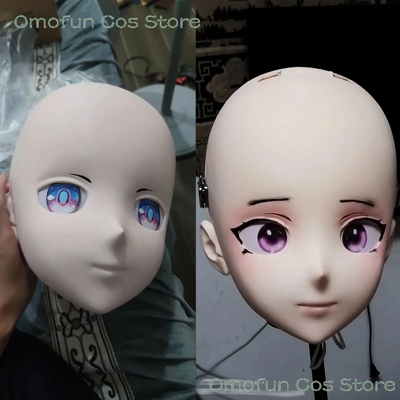 Kigurumi Female Character Mask Anime Game Cosplay Head Base Skull Universal Helmet DIY Accessories Roleplay Back Head Shell Kig - view 4