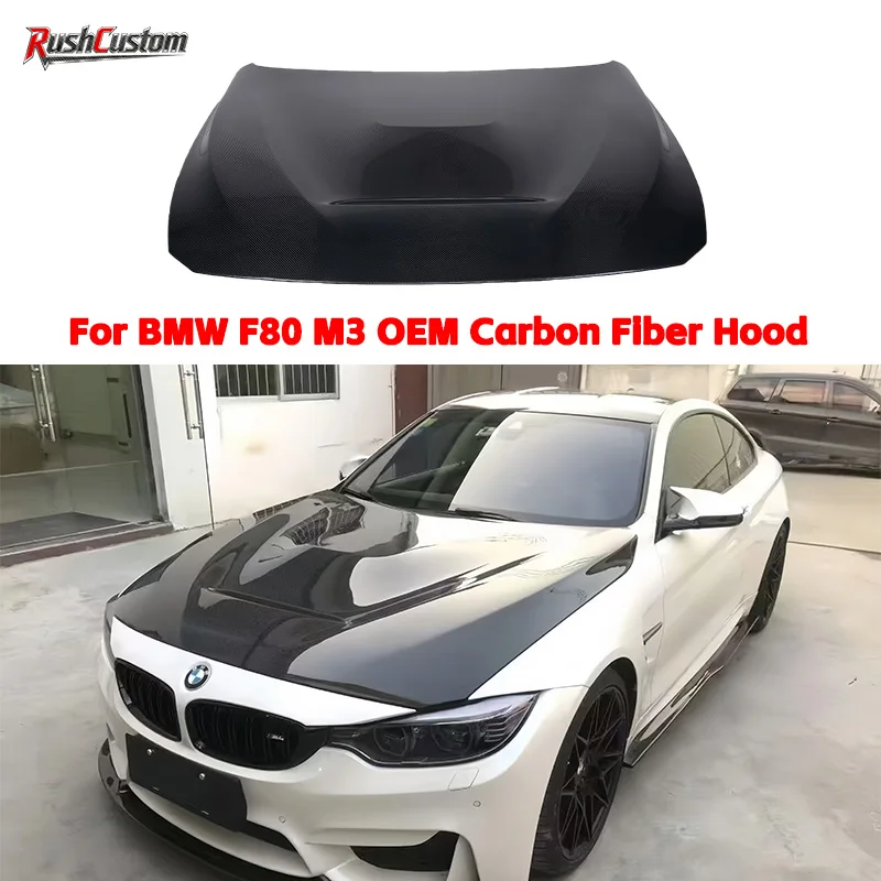 

For BMW F80 M3 OEM Carbon Fiber Hood High-Quality Automotive Engine Cover