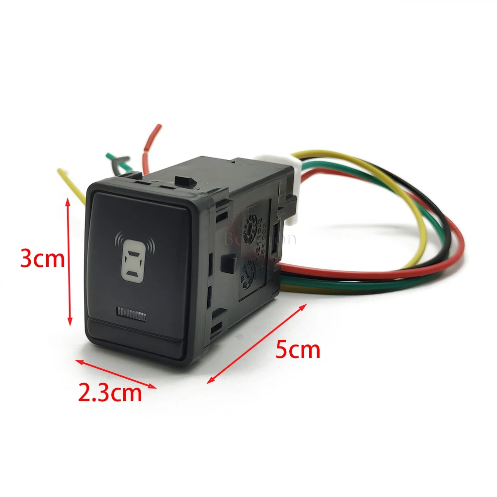 Auto DRL Music Radar Power on Off Push Button Switch Refitted Switch with Wire for Nissan X-Trail TEANA 2013-2018