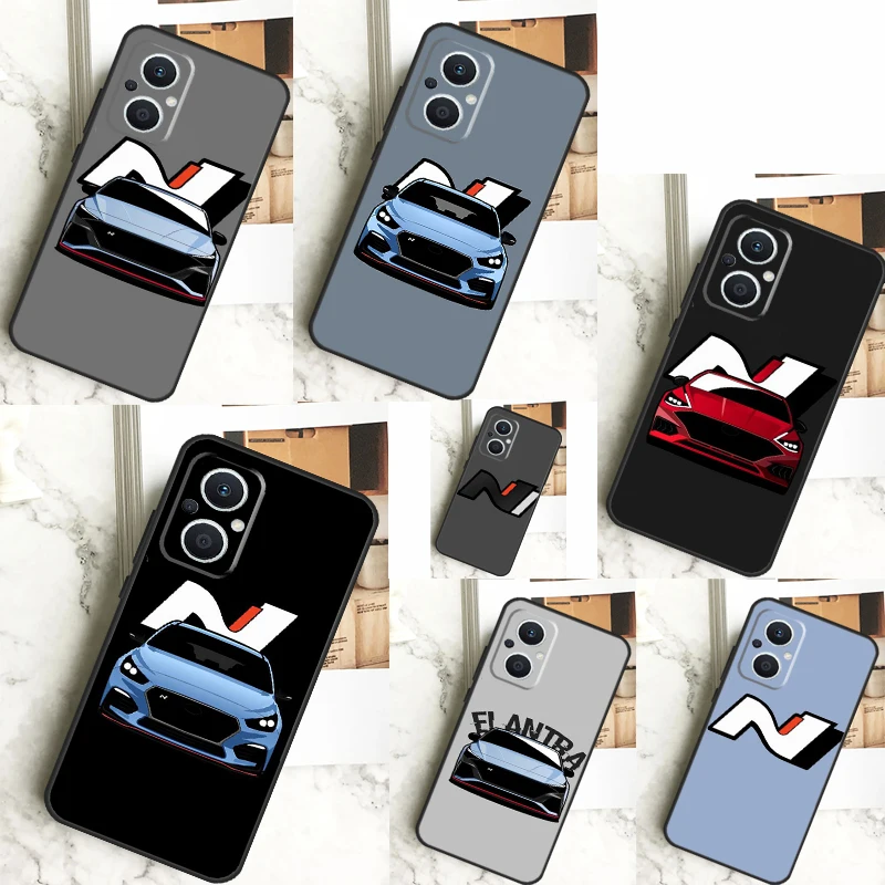 I30N Blue Cars Case For OPPO Reno 10 Pro 11 F 4 6 7 8 5 Lite 4Z 5Z 8T OPPO Find X6 Pro X5 X2 X3 Lite Cover