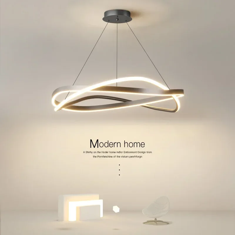 Modern LED Pendant Light for Living Dining Room Bedroom Hotel Hanging Chandelier Home Decoration Indoor Lighting Fixture Lustre