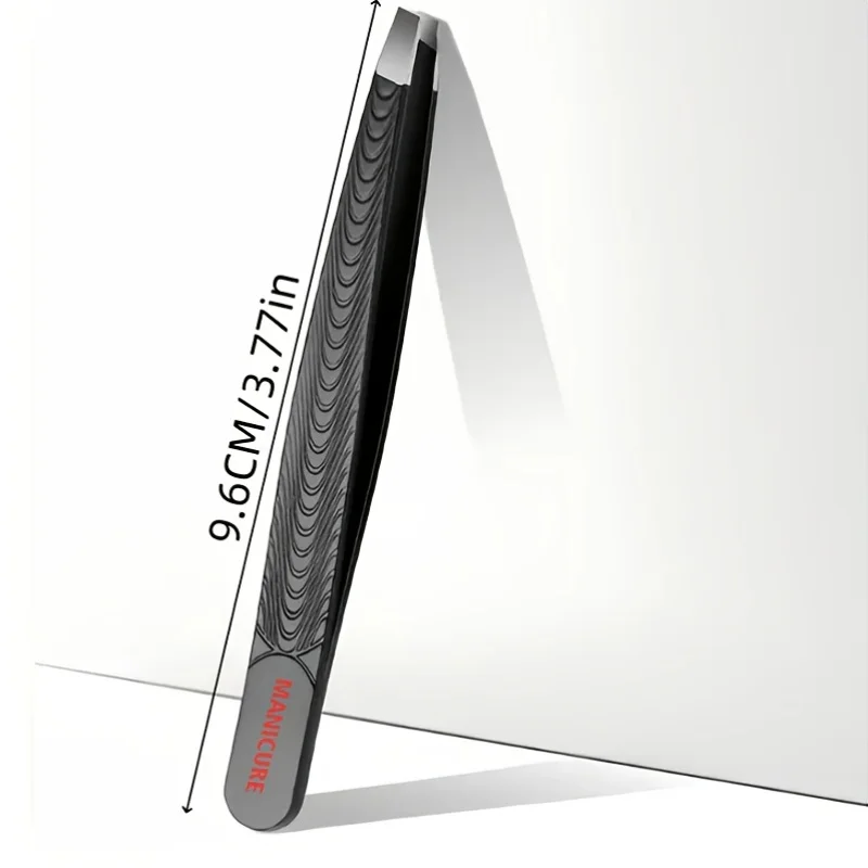 Pince à barbe en acier inoxydable, tondeuse de couleur dégradée, Beige clair et outil d'épilation pour le maquillage du visage, pince à cils et sourcils