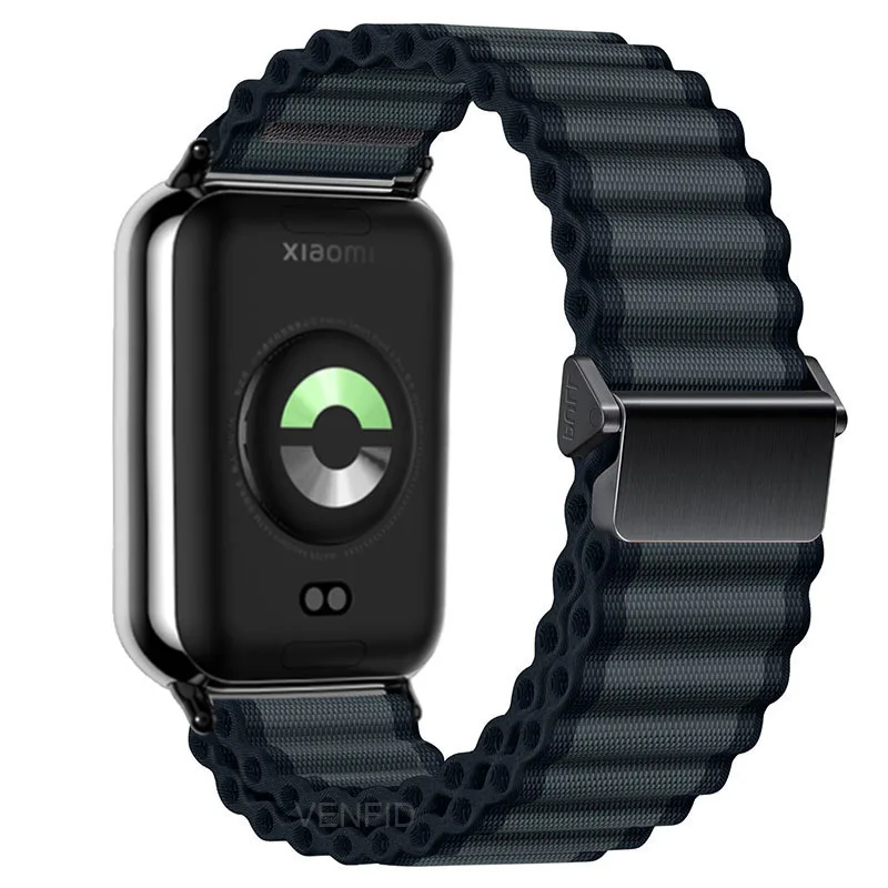 

Нейлоновый ремешок для Xiaomi Mi Band 9 Pro/Mi Band 8 Pro, женский и мужской спортивный тканый внедорожный ремешок на запястье, браслет для Redmi Watch 5/4 Loop
