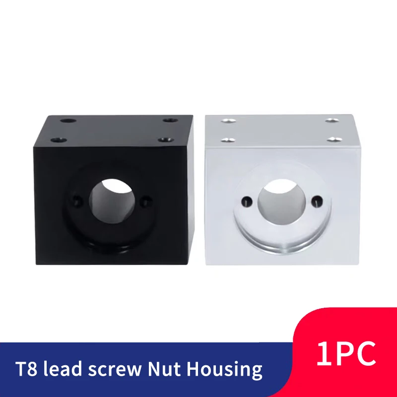 T8 Screw Nut Housing Bracket  8mm  Nut Conversion Seat 3D Printers Parts T8 Trapezoidal Nuts Lead Screw Housing Mounting Bracket