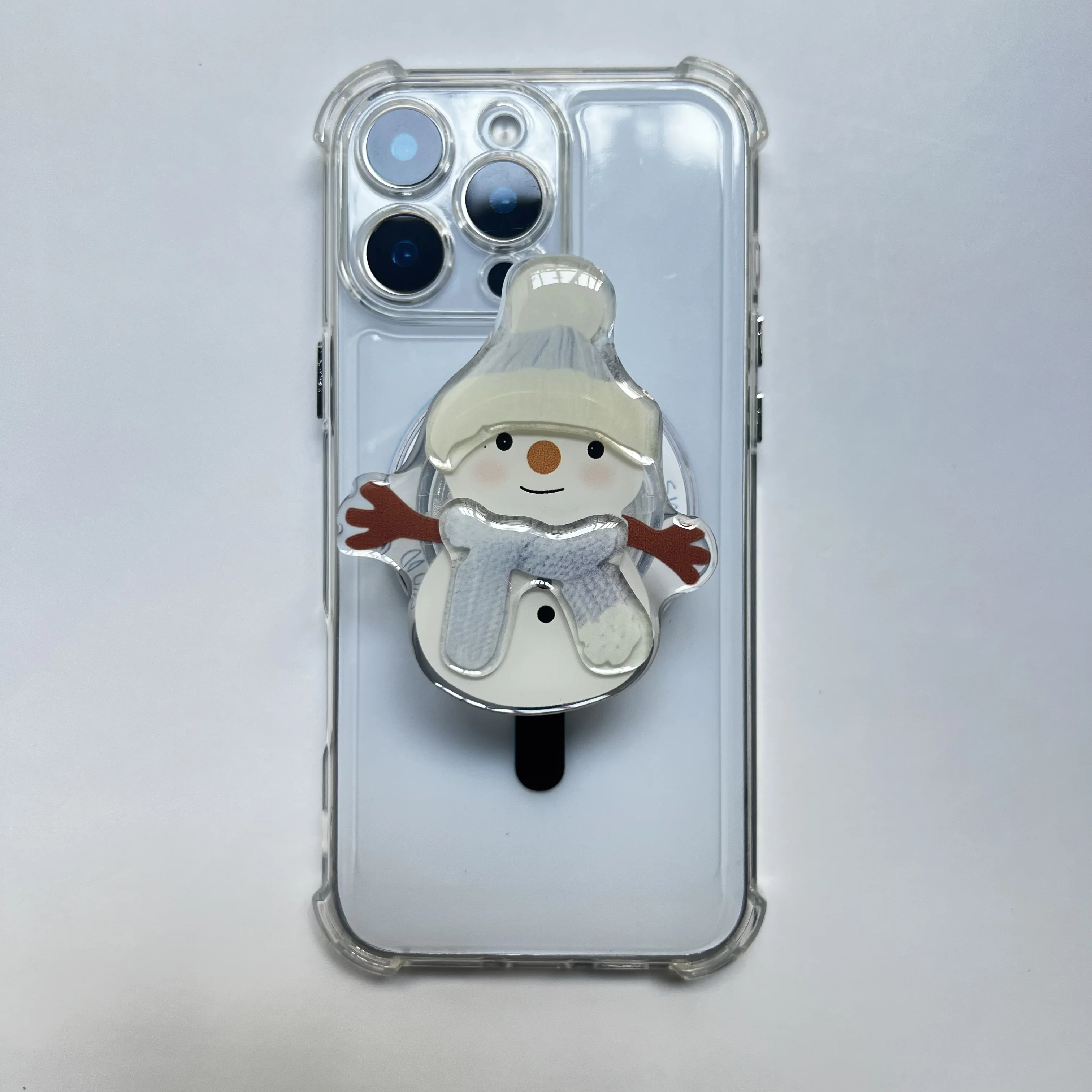 

Корейский INS 3D резной снеговик держатель для телефона Griptok кольцо на палец поддержка для IPhone Samsung чехлы розетка кронштейн подарок для девочки