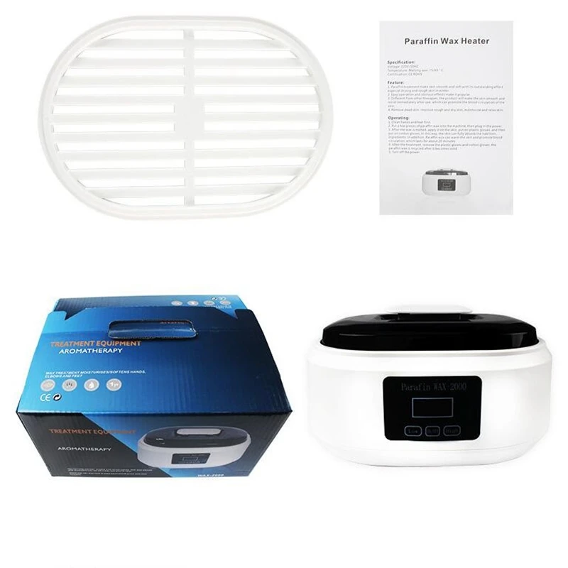 شمع البارافين سخان اليد القدم العلاج حمام الشمع وعاء دفئا صالون تجميل سبا السلس لينة العناية بالبشرة آلة
