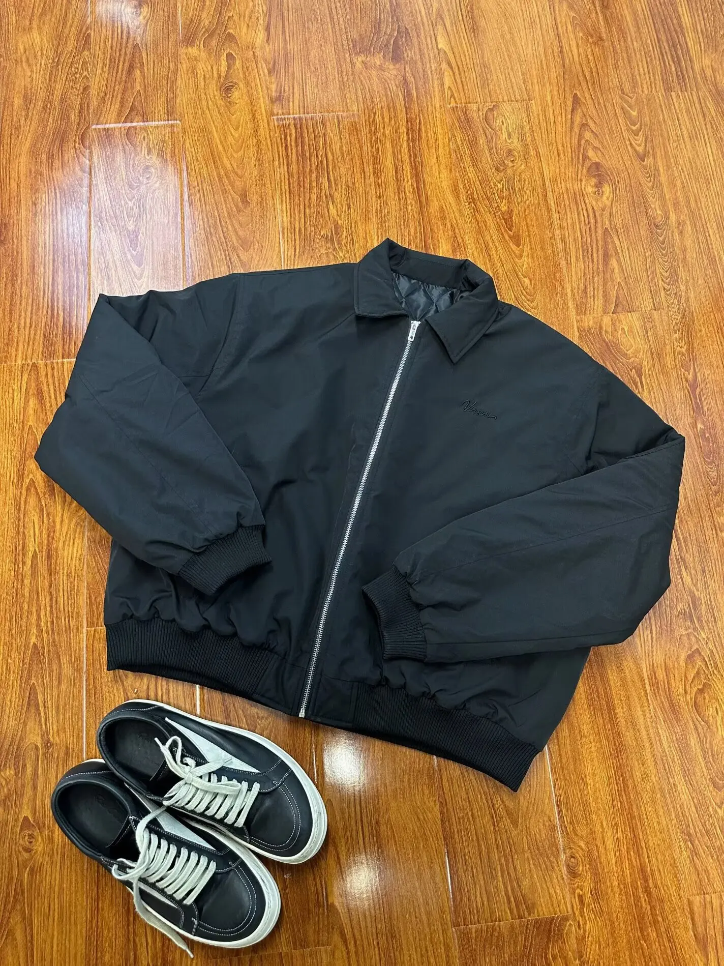 

Retro American Bla MA ort Cotton Jaet ex Loose Fit Warm Versatile Outerwear for Autumn Winter Sli High Rise