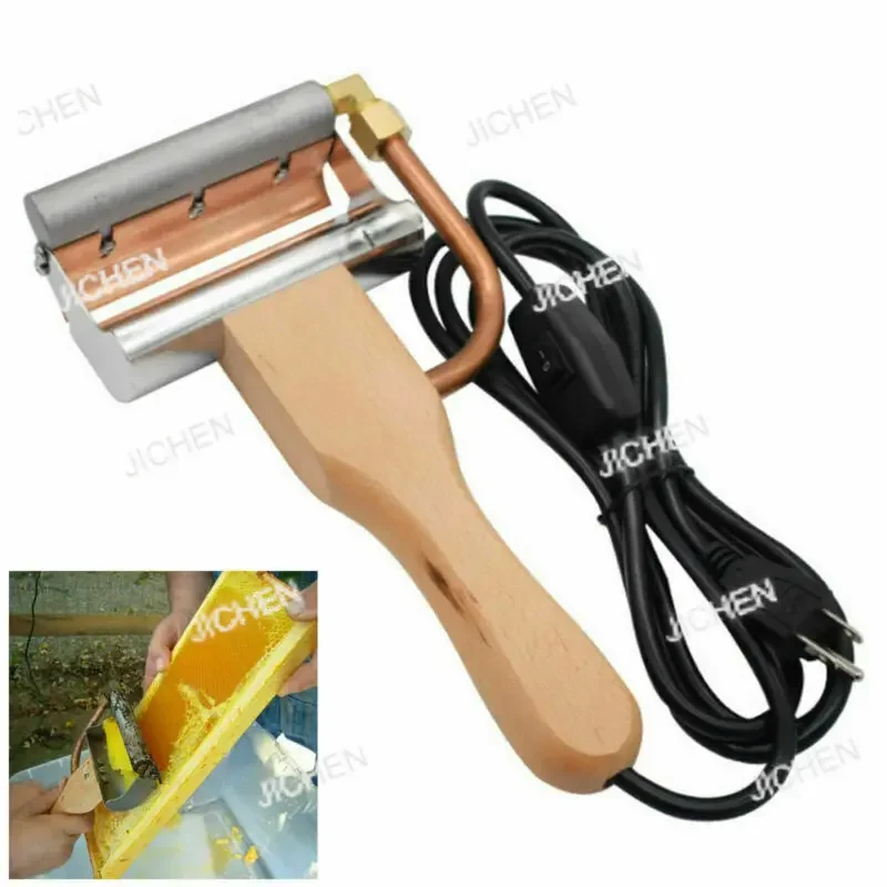 

HS Pala para cortar miel con calefacción eléctrica, tipo exportación, raspado de miel, cubierta para cortar cera de abejas y mie