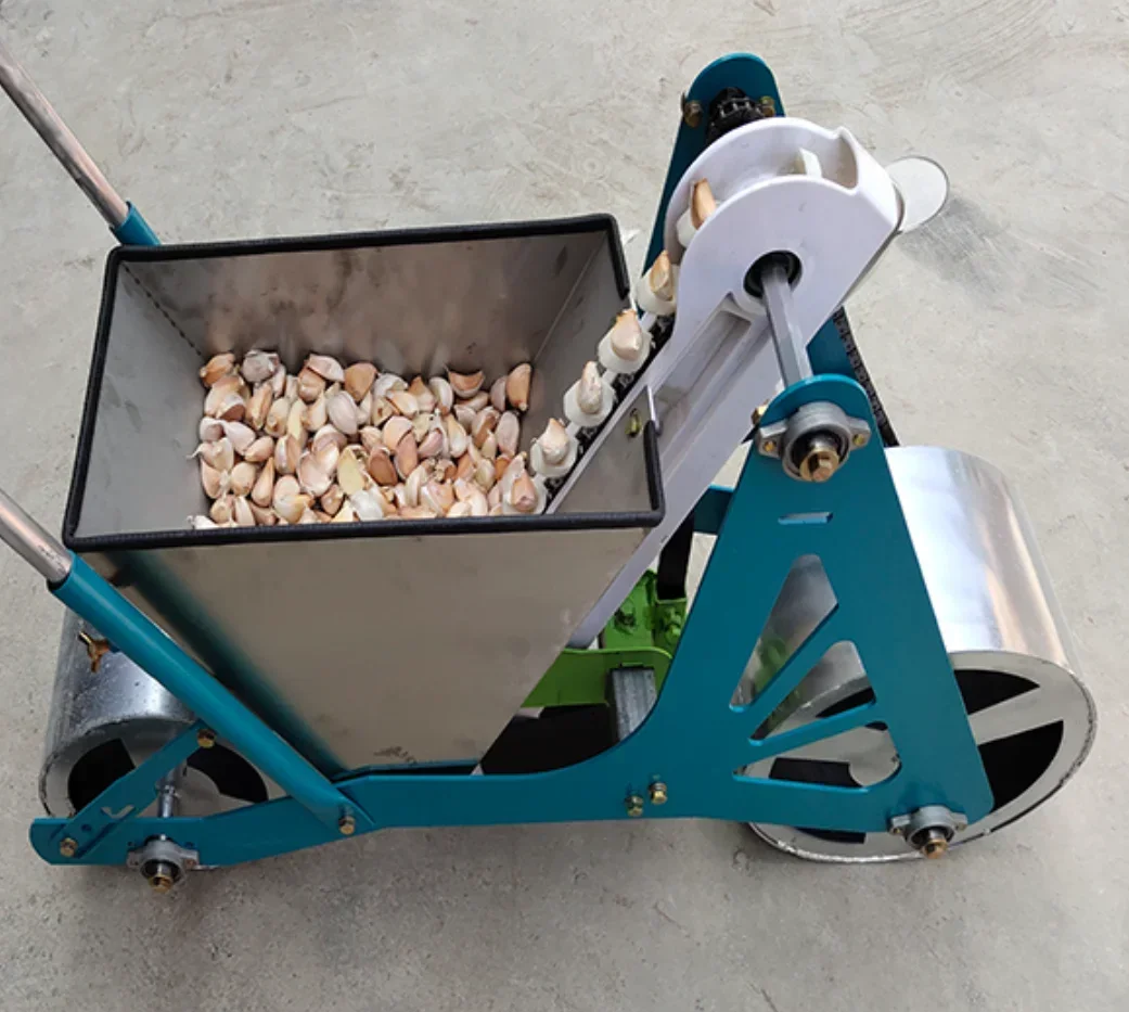 Hand Push Single Row Manual Garlic Seeder Corn Planter For Sale Farm Agricultural Tool