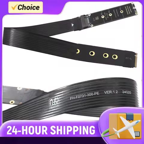 M.2 NVME NGFF M-Key SSD Extension Cable M.2 NVME Extender NGFF M-Key PCIe4.0 SSD Extention Card for M.2 2230 2242 2260 2280 SSD