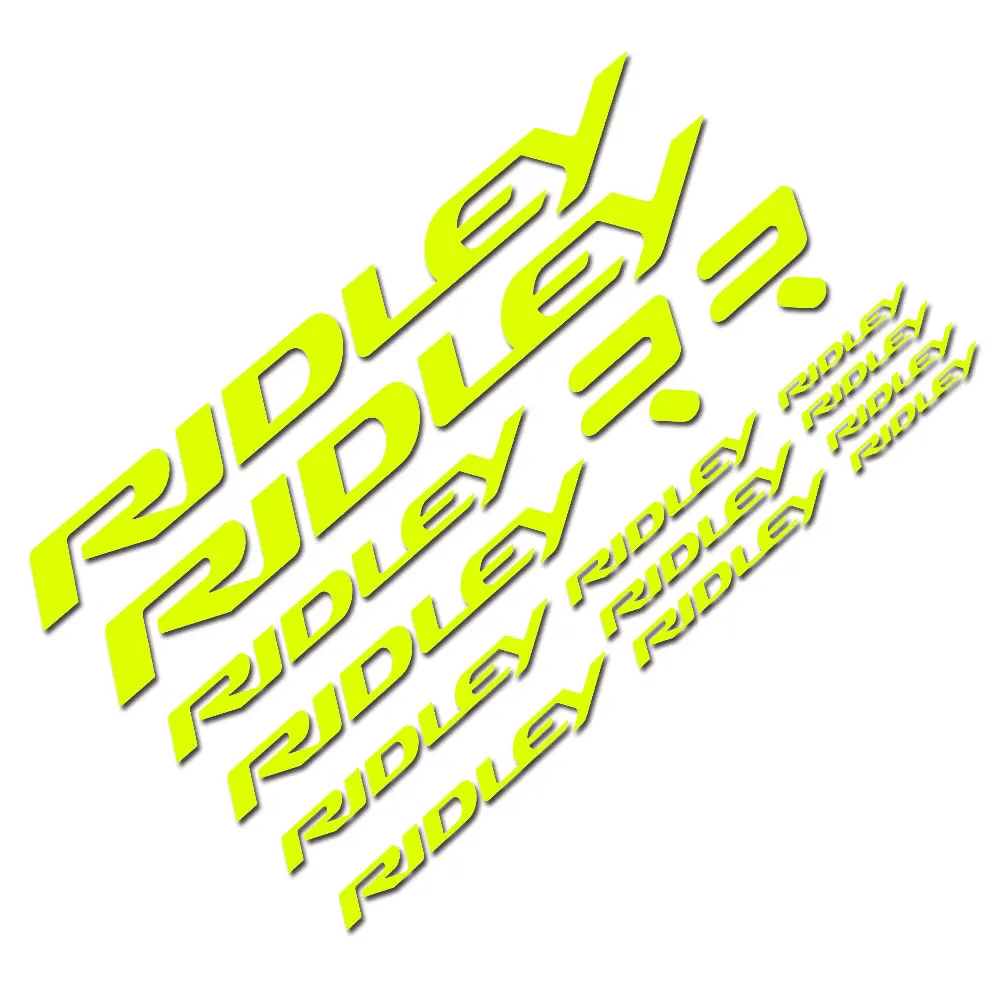 لملصقات RIDLEY الجديدة إطار الدراجة استبدال شارات الفينيل لركوب الدراجات