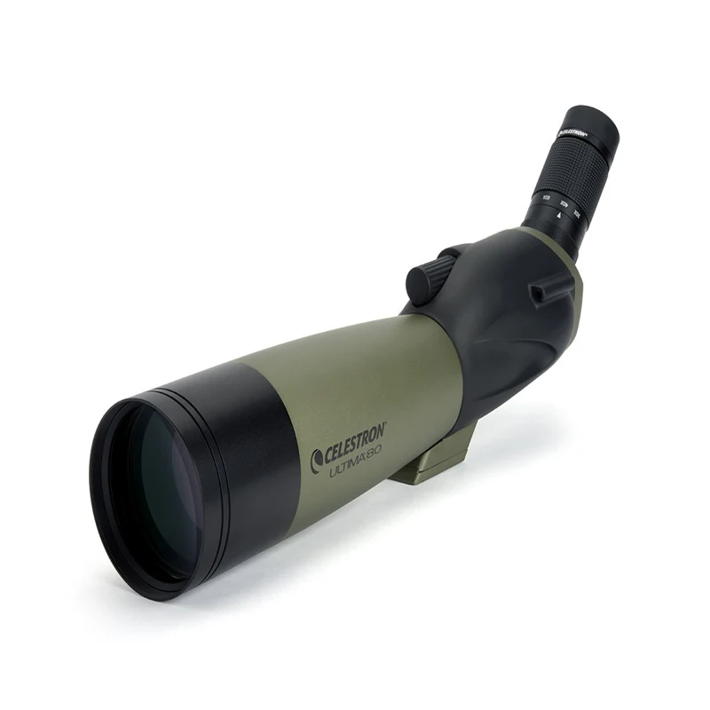 Celestron 66X Ultima 100 Spotting Scope 22 to 66x100mm Zoom Eyepiece Multi Coated Bak-4 Optics for Bird Watching Wildlife