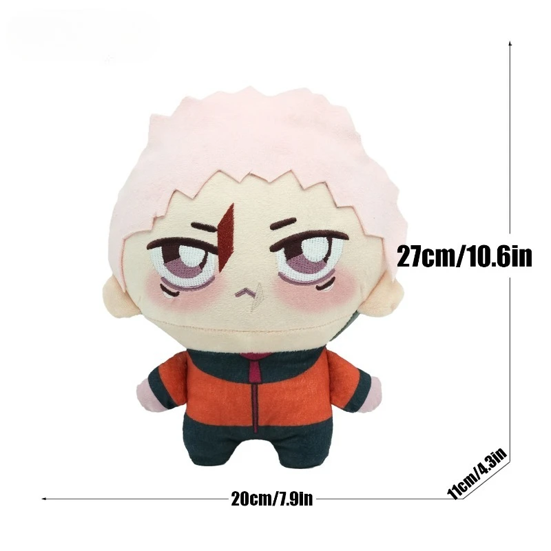 Populares peluches de Jujutsu Kaisen de 23 cm, juguetes de dibujos animados, Yuji Itadori, Naoya Zenin, Maki Zenin, accesorios de anime, decoración de habitación, regalos.
