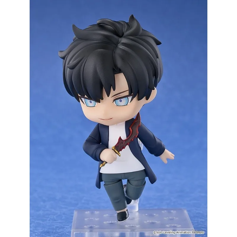 GOEDE GLIMLACH BEDRIJF Echt NENDOROID Serie SOLO NIVEAU Anime Sung Jin Woo Model Speelgoed Beweegbaar Model Prachtige Speelgoed Collectibles