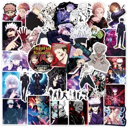 50/100 adet serin Jujutsu Kaisen çıkartmalar japonya Anime DIY dizüstü bavul kaykay araba bisiklet su geçirmez Graffiti Sticker oyuncak