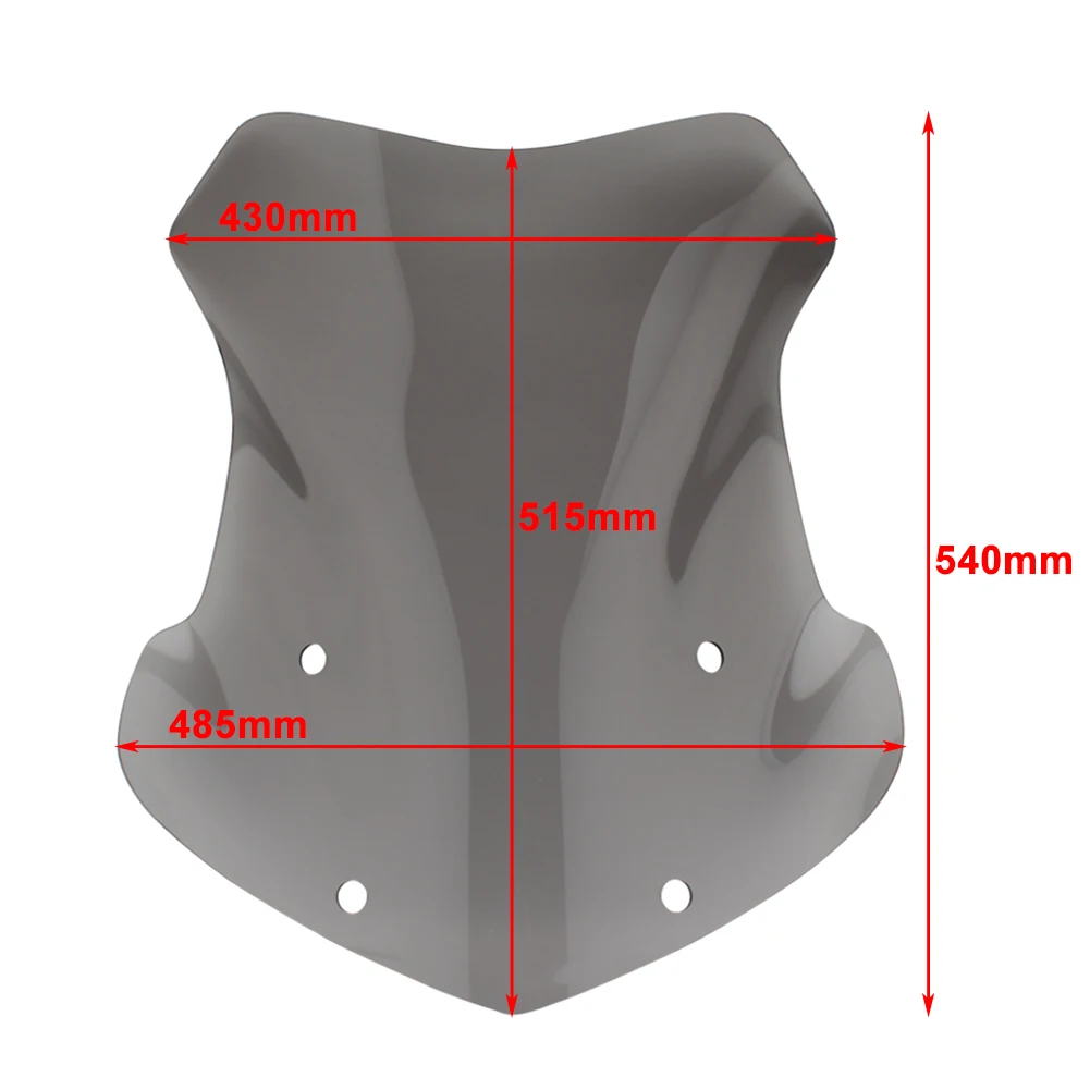 Smoke Motorcycle Windscreen Windshield ABS Wind Screen Shield For BMW R1200GS R 1200 GS LC R1250GS ADV Adventure image 6