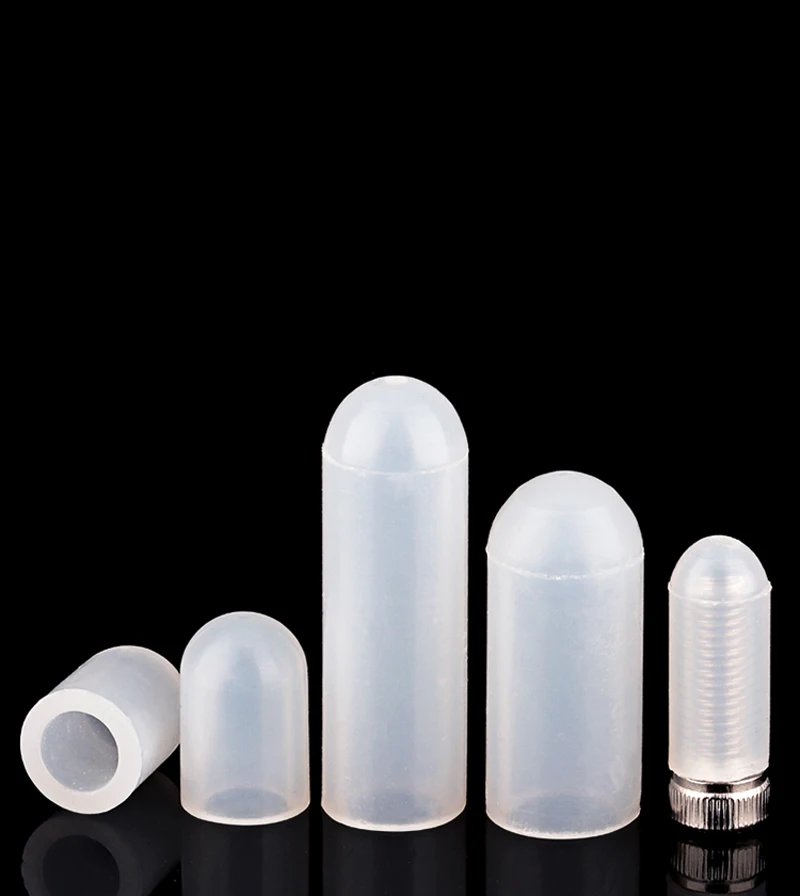 High temperature resistant silicone protective sleeve screw anti-collision pipe sleeve thread universal sleeve rubber dust cap