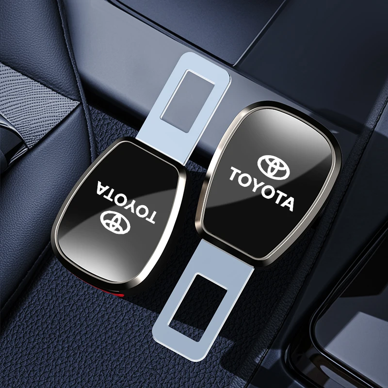 مقعد السيارة حزام كليب موسع سلامة حزام الأمان قفل مشبك اكسسوارات لتويوتا لاند كروزر يارس كورولا أفينسيس Rav4 أوريس CHR #4