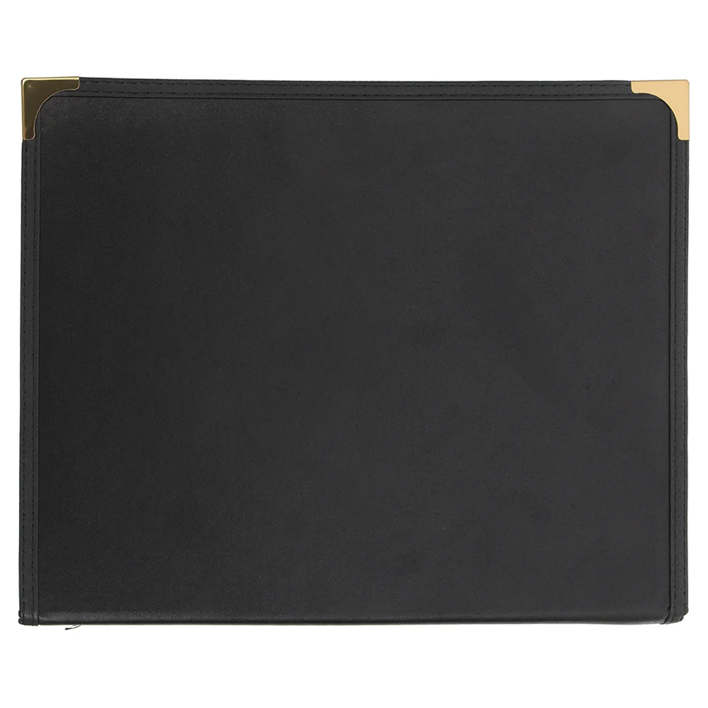 قائمة المطاعم غطاء كتاب PVC شفاف مقاوم للاهتراء القائمة الموثق حامي وصفة حامل ملحقات بار القهوة #4