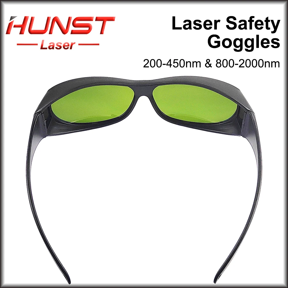 Imagem -04 - Hunst Óculos de Segurança do Laser Óculos de Proteção Protetor Proteção Eyewear 200450nm 800nm2000nm para o Laser uv da Fibra de Yag