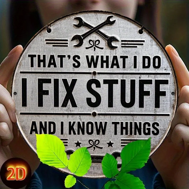 1pc, 2D Flat Print, Funny Vintage 