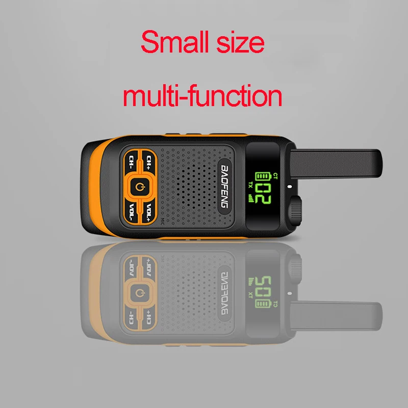 Baofeng Mini Walkie Talkie PMR 446 Portable Two-way Radio Walkie-talkies Hotel Restaurant Comunicador Transceiver Walkie-Talkie