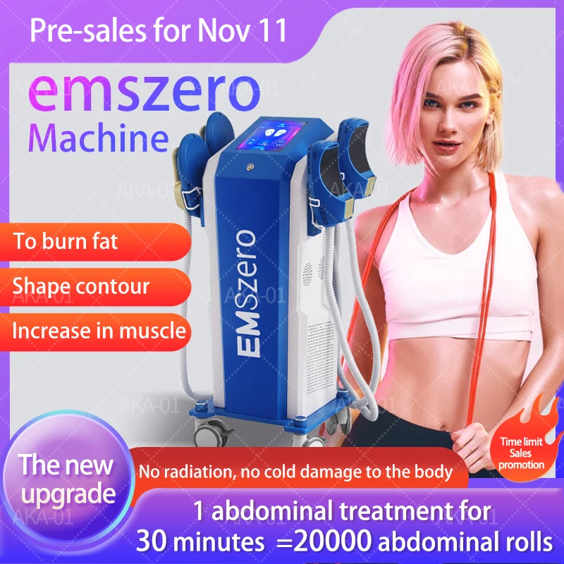 

6500W EMSzero New Product Ems 200HZ RF 15 Tesla Electromagnetic Body Shaping Fat Reduction Weight lose Burns fat massage Machine