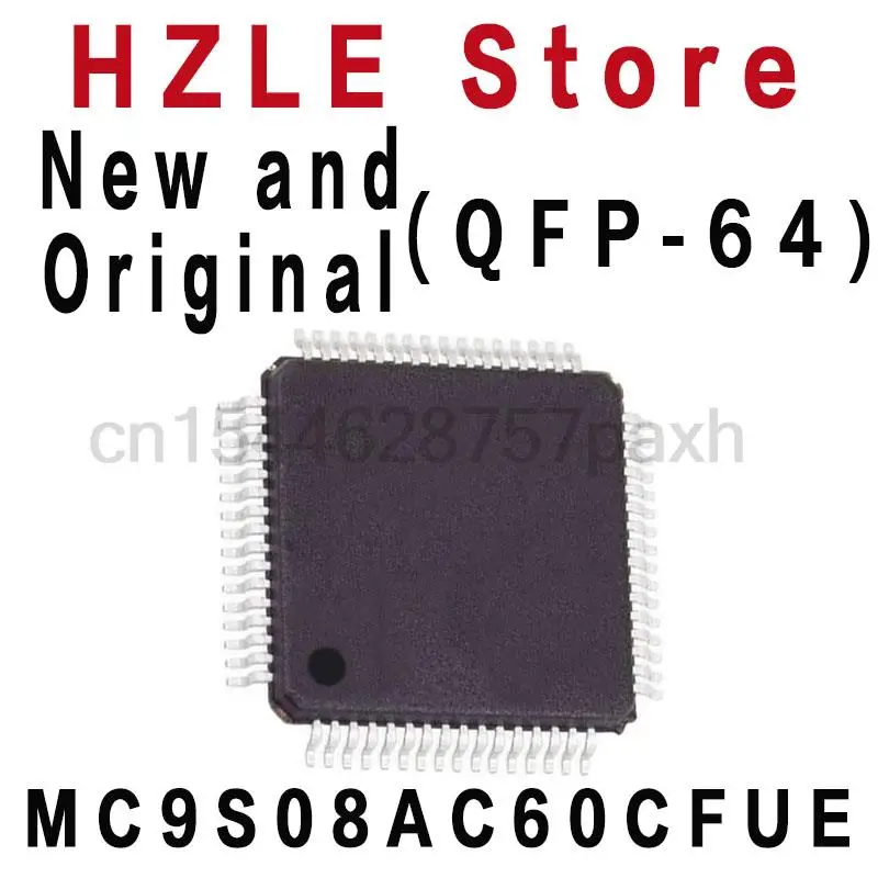 5PCS New and Original MC9S08AC60 MC9S08AC60 CFUE QFP-64 RONNY IC MC9S08AC60CFUE