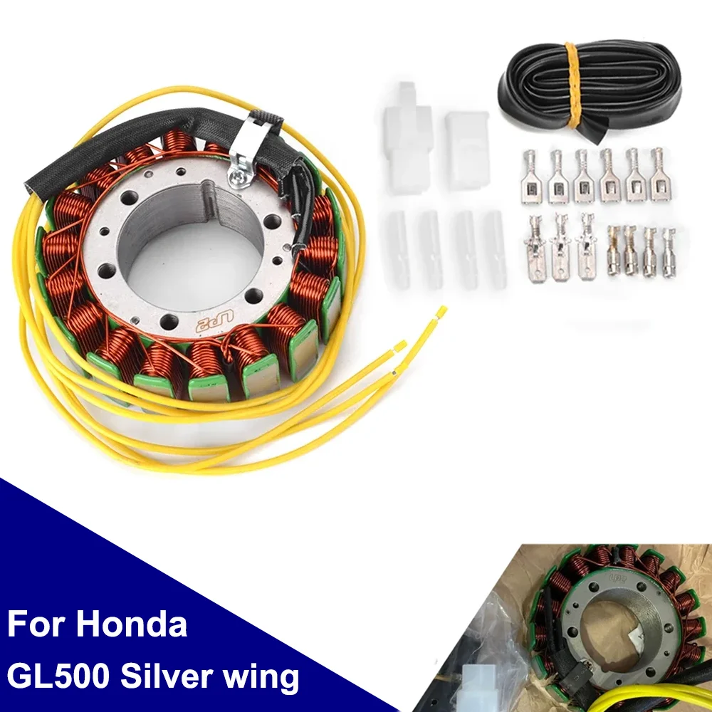 

GL 500 Stator Coil For Honda GL500 GL650 Silver wing CX500 CX650 Custom Turbo VT1100 Shadow ACE SV1000S GV1200 GV700 Madura