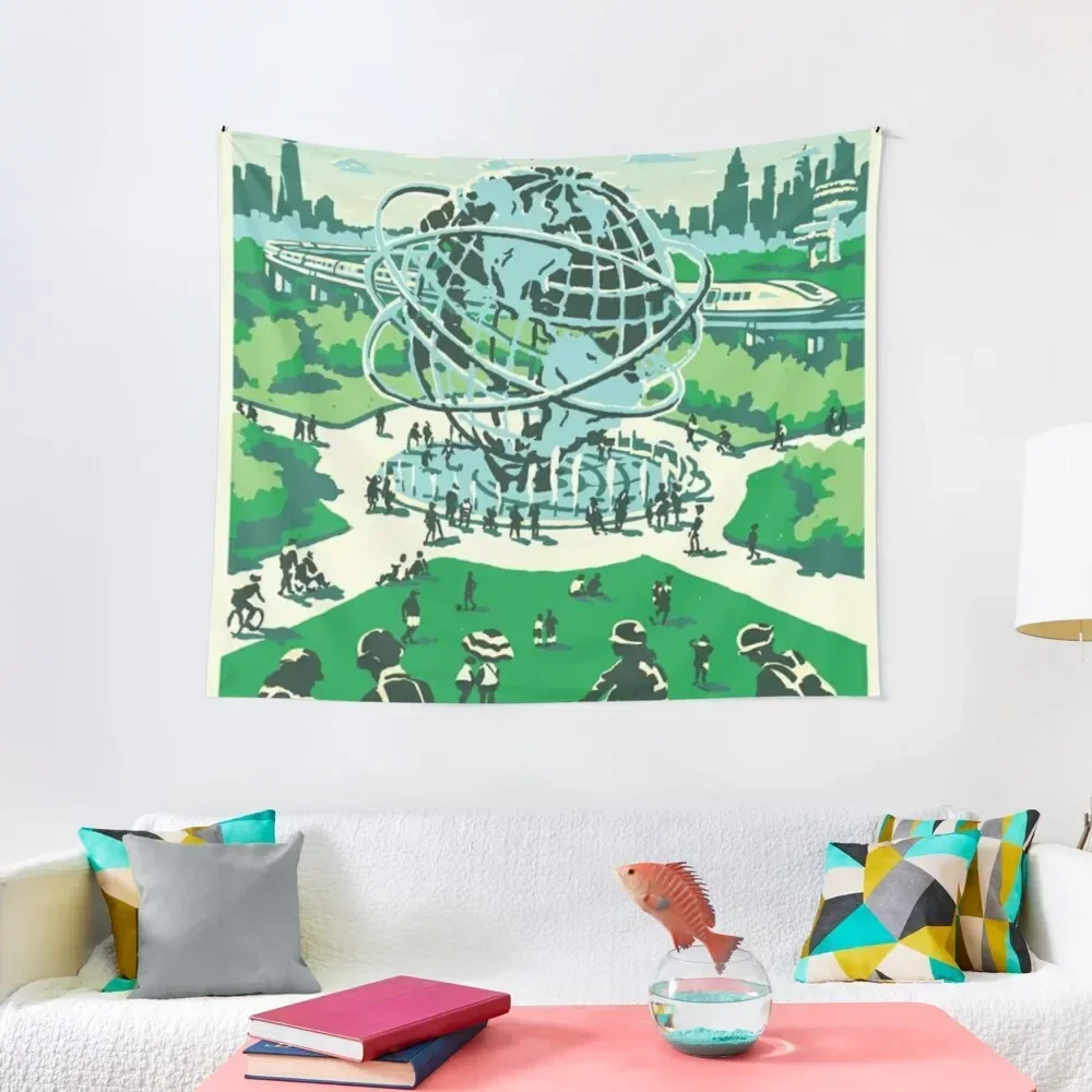 

Flushing Queens Park Tapestry Funny Korean Room Decor Wall Art Decoration For Rooms Tapestry