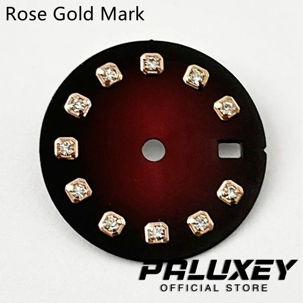 NH05 20.5 มม.สีดําสีขาวสีเขียวสีฟ้าสีน้ําตาลสีเทานาฬิกาสําหรับ NH05 NH06 นาฬิกาใบหน้าเปลี่ยนชิ้นส่วน