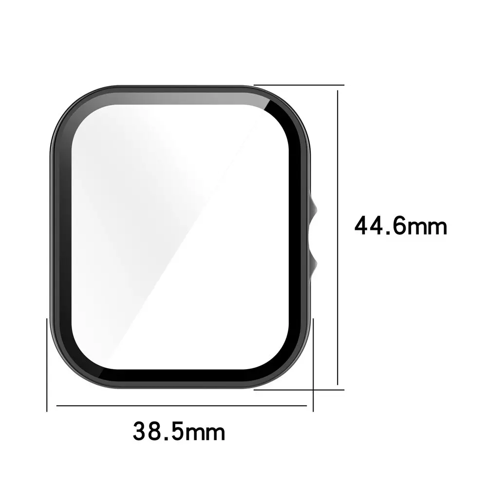 Funda protectora de pantalla de vidrio para reloj inteligente Amazfit GTS 3, carcasa dura de borde completo, marco de carcasa