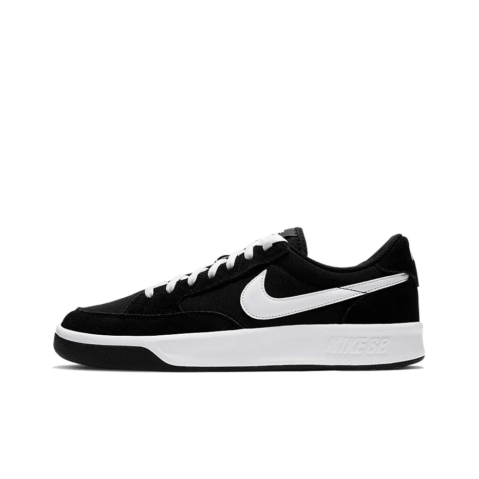 Nike SB Adversary Slip Resistant, Abrasion Resistant, Lightweight Low top Skateboard Shoes Unisex Black White CW7456-001