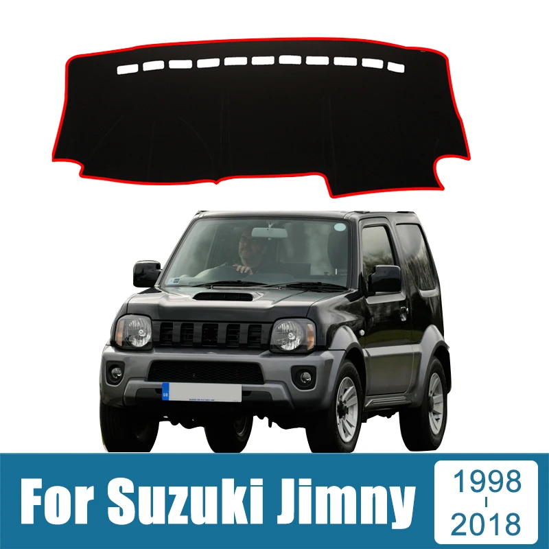 Car Accessories For Suzuki Jimny 1998-2011 2012 2013 2014 2015 2016 2017 2018 Dashboard Cover Avoid Light Mat Sun Shade Carpet