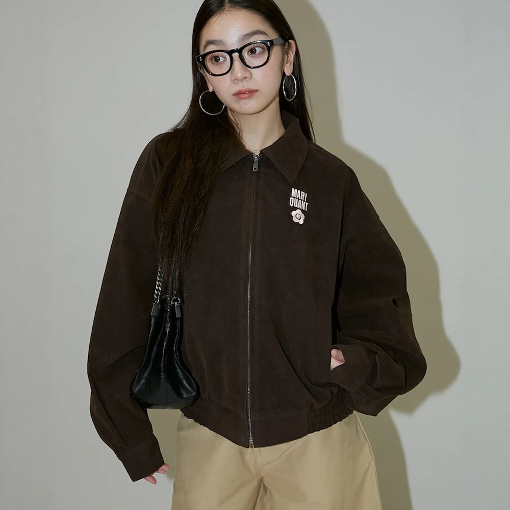 

Куртка Torowee 2026 Spring Sweet Sle с вышитым логотипом, женская, свободного кроя, с длинными рукавами, на молнии, верхняя одежда, коллаборация