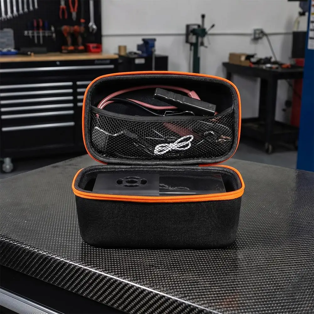 Hard Shell EVA Storage Carrying Case For Car Emergency Power Packs Jump Starter, Shockproof UltraSafe Storage Case